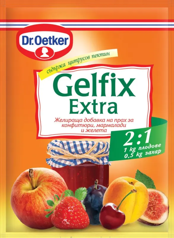 Dr. Oetker Гелфикс за желиране различни видове