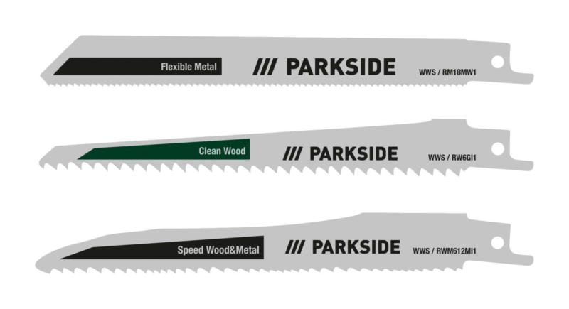 Parkside® Ножовки за саблен трион