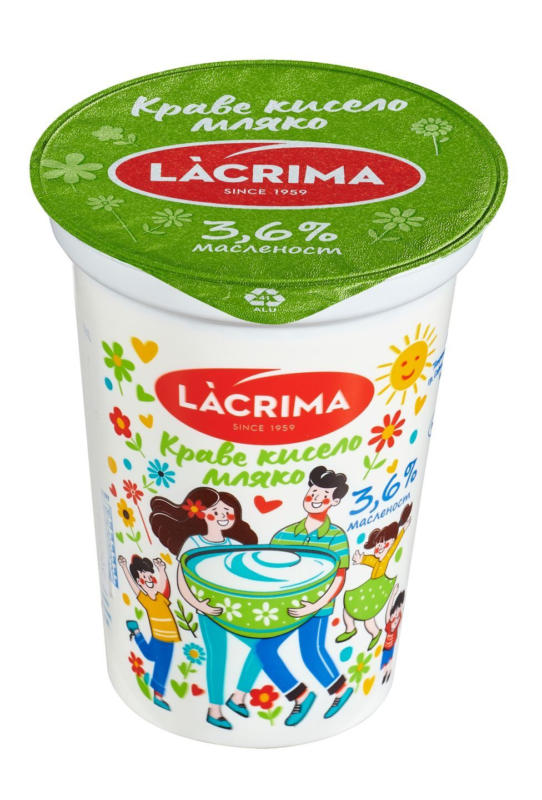 LACRIMA Кисело мляко 3,6% масленост