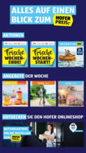 HOFER: Flugblatt