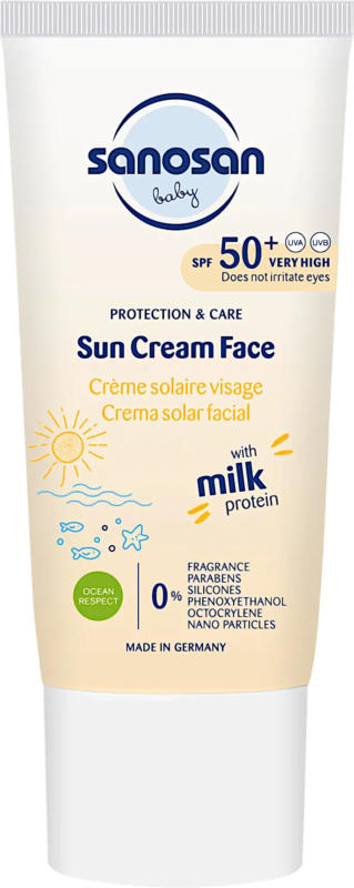 Cremă de față SPF50 pentru bebeluși