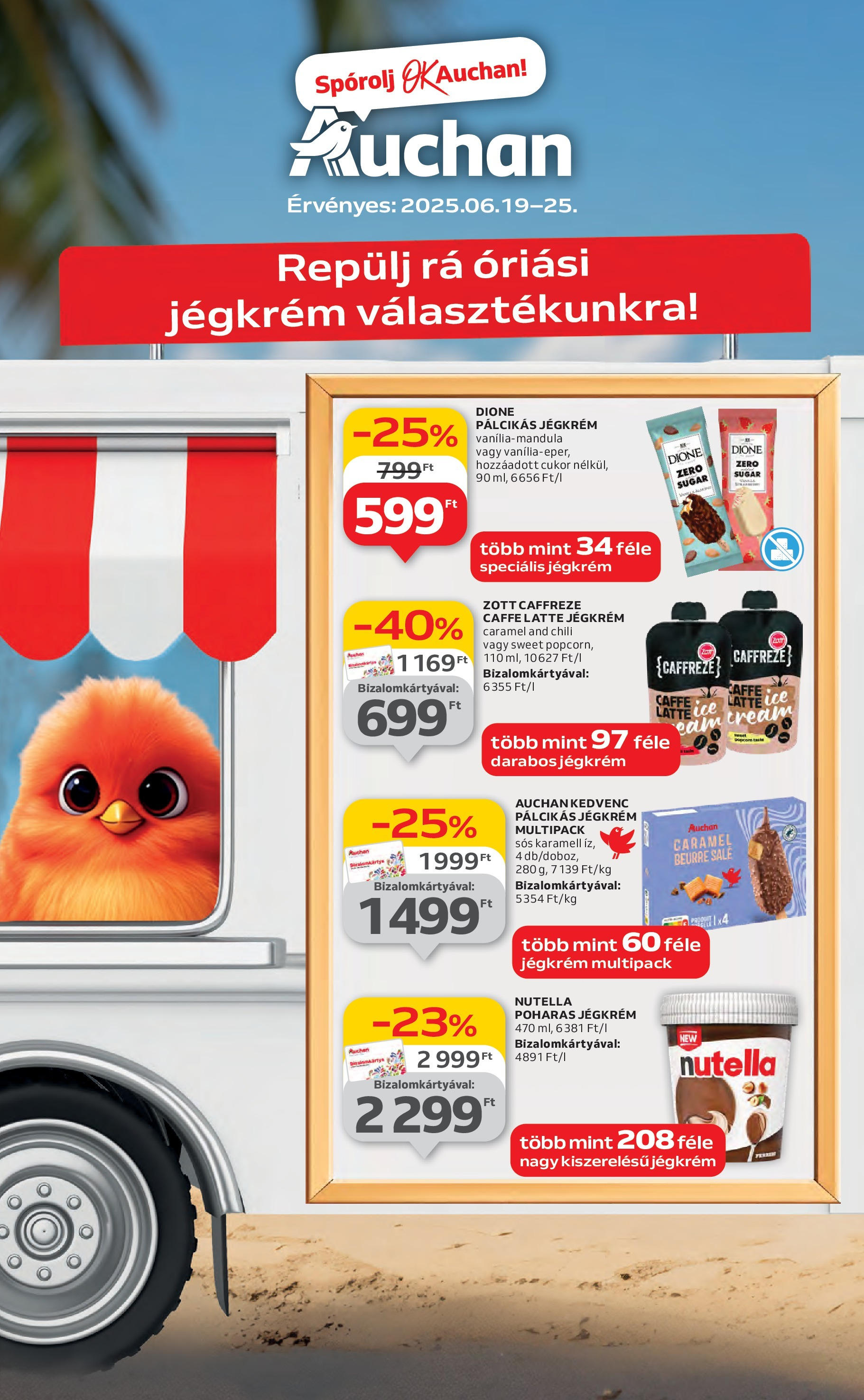 Auchan aktuális szórólap, érvényes 2025.06.19.-től - 1 oldal