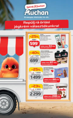 Auchan Akciós újság - amely érvényes a következő dátumtól: 19.06.2025