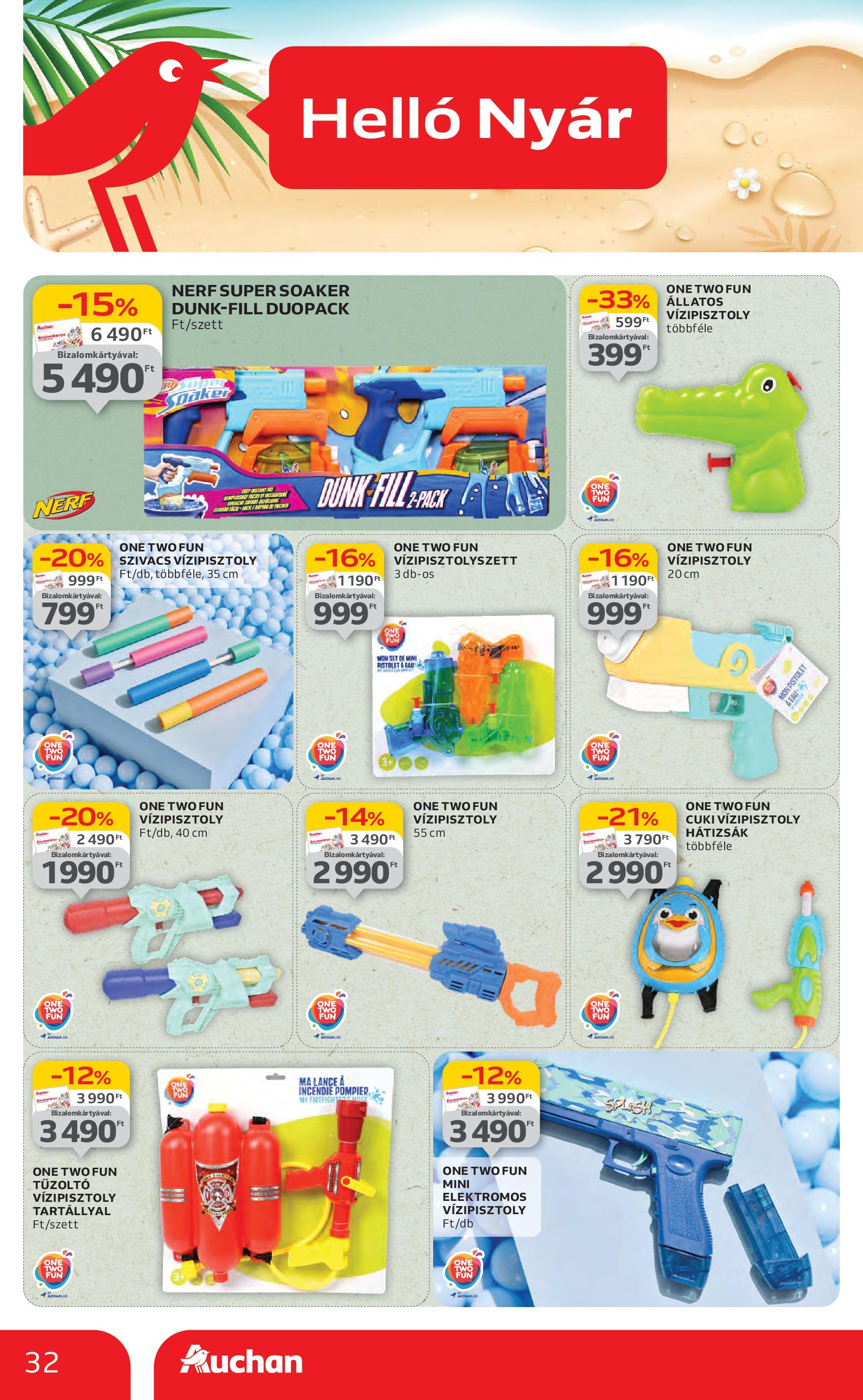 Auchan Akciós újság - 2025.06.19. -tól/töl > akció, lapozható szórólap 🛍️ | Oldal: 32 | Termékek: Hátizsák