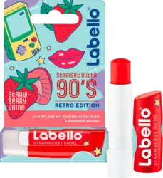 Labello Lippenpflege Straight outt a 90´s Strawberry Shine