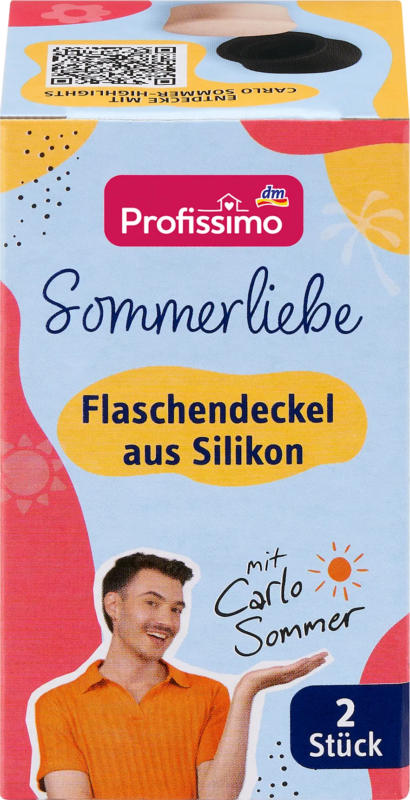 Profissimo Flaschendeckel aus Silikon Sommerliebe