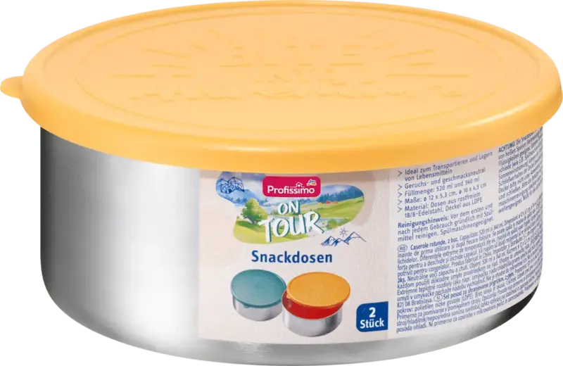 Profissimo Snackdosen rund on tour