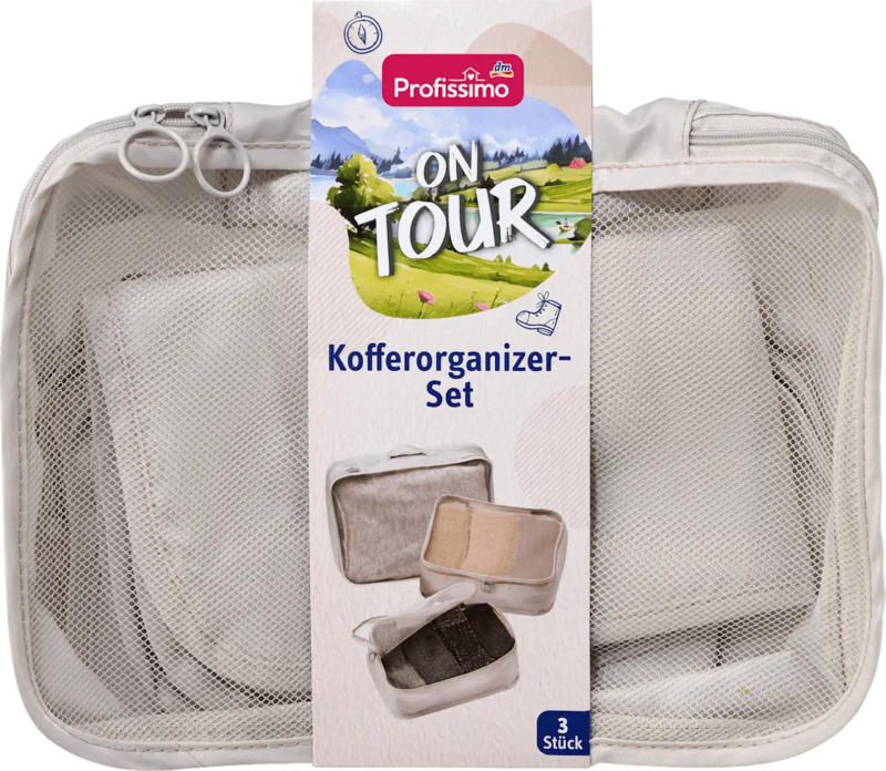 Profissimo Kofferorganizer-Set on tour