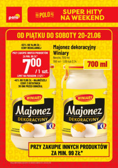Pogląd oferty "POLOmarket Gazetka - Super Hity" - ważna od 18.06.2025
