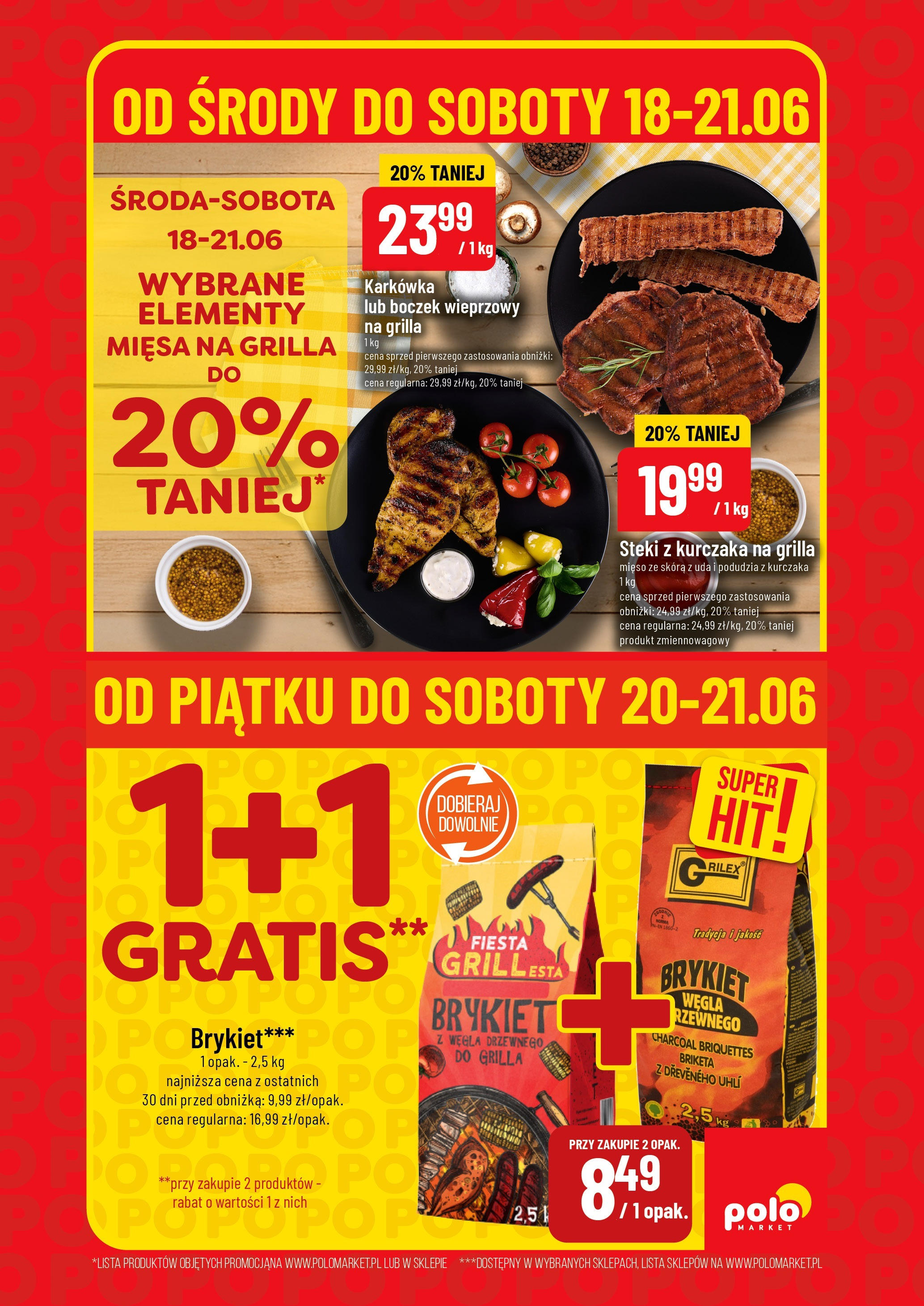 POLOmarket gazetka od jutra (18.06.2025) - Nowa PDF | Strona: 3 | Produkty: Karkówka, Mięso, Boczek wieprzowy, Boczek