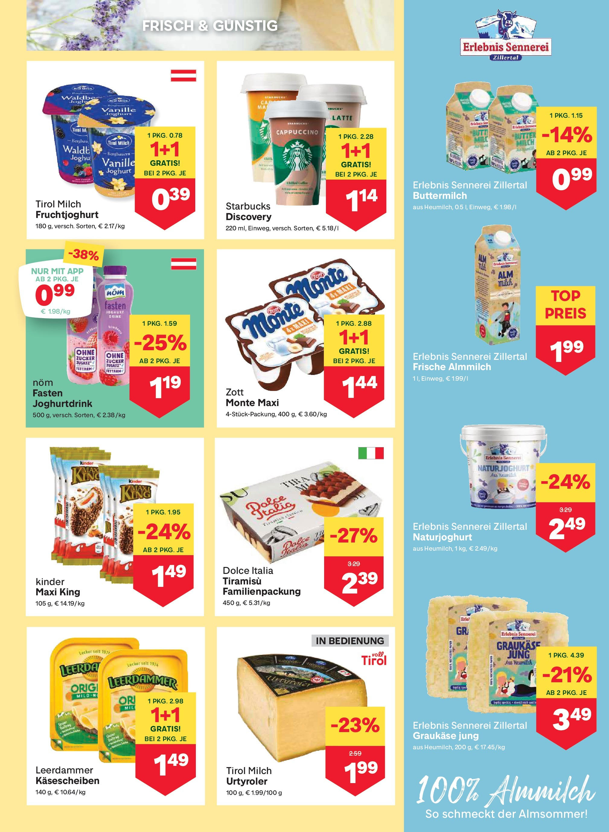 MPREIS Pfarrwerfen von 26.06.2025 - Aktuelle Angebote | Seite: 5 | Produkte: Zucker, Milch, Butter, Joghurt