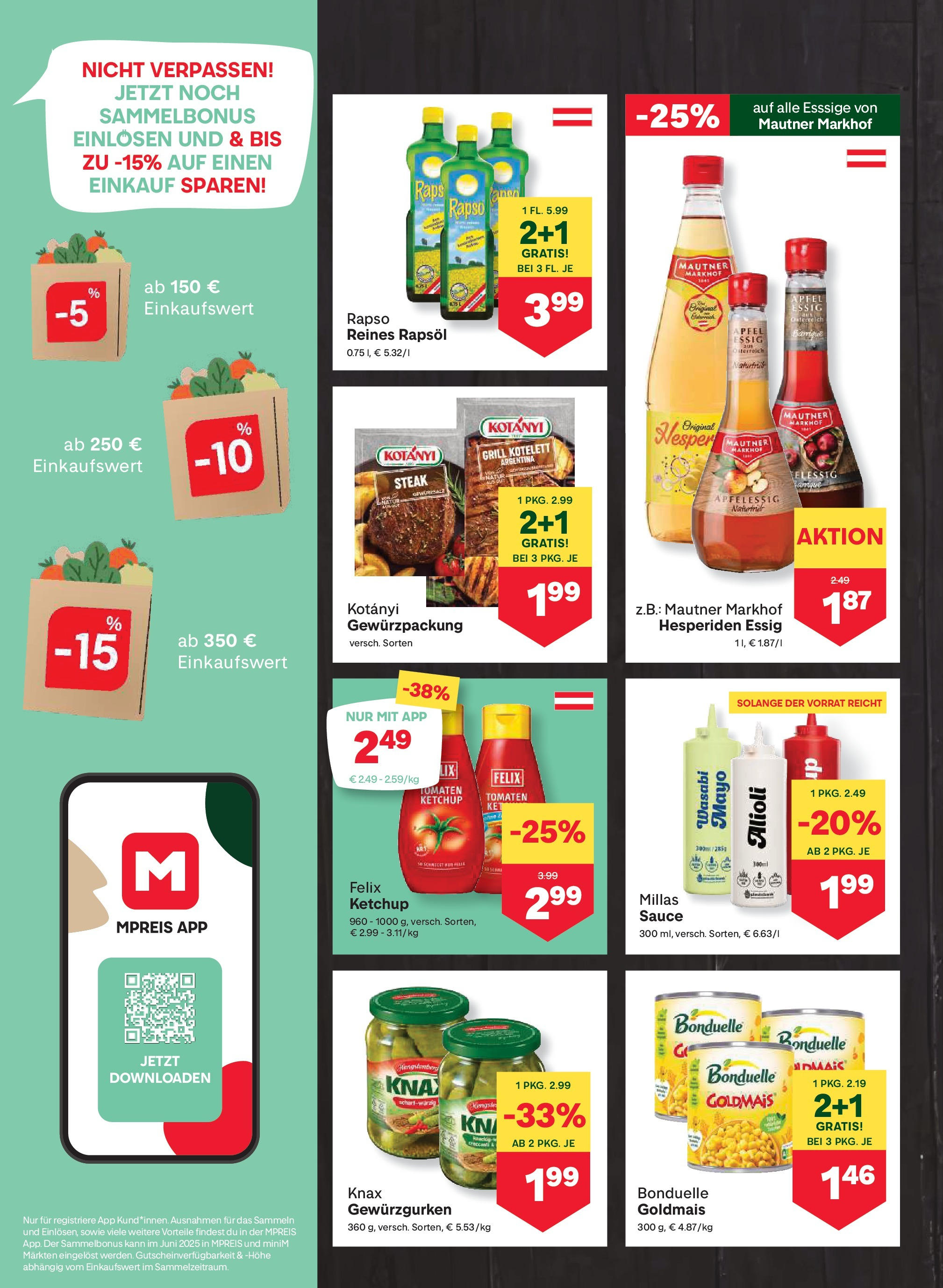 MPREIS Pfarrwerfen von 26.06.2025 - Aktuelle Angebote | Seite: 6 | Produkte: Ketchup, Grill, Äpfel, Tomaten