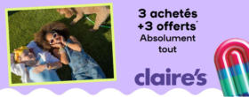 3 achetés +3 offerts