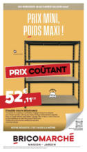 Bricomarché Prix Mini, Poids Maxi !