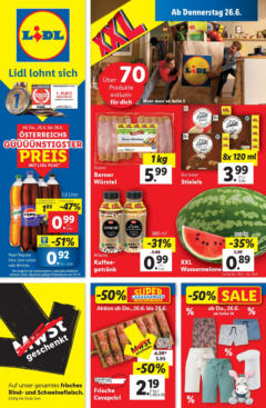 Vorschau von dem Prospekt - Lidl - Lidl: Flugblatt in deiner Nähe gültig ab 25.06.2025