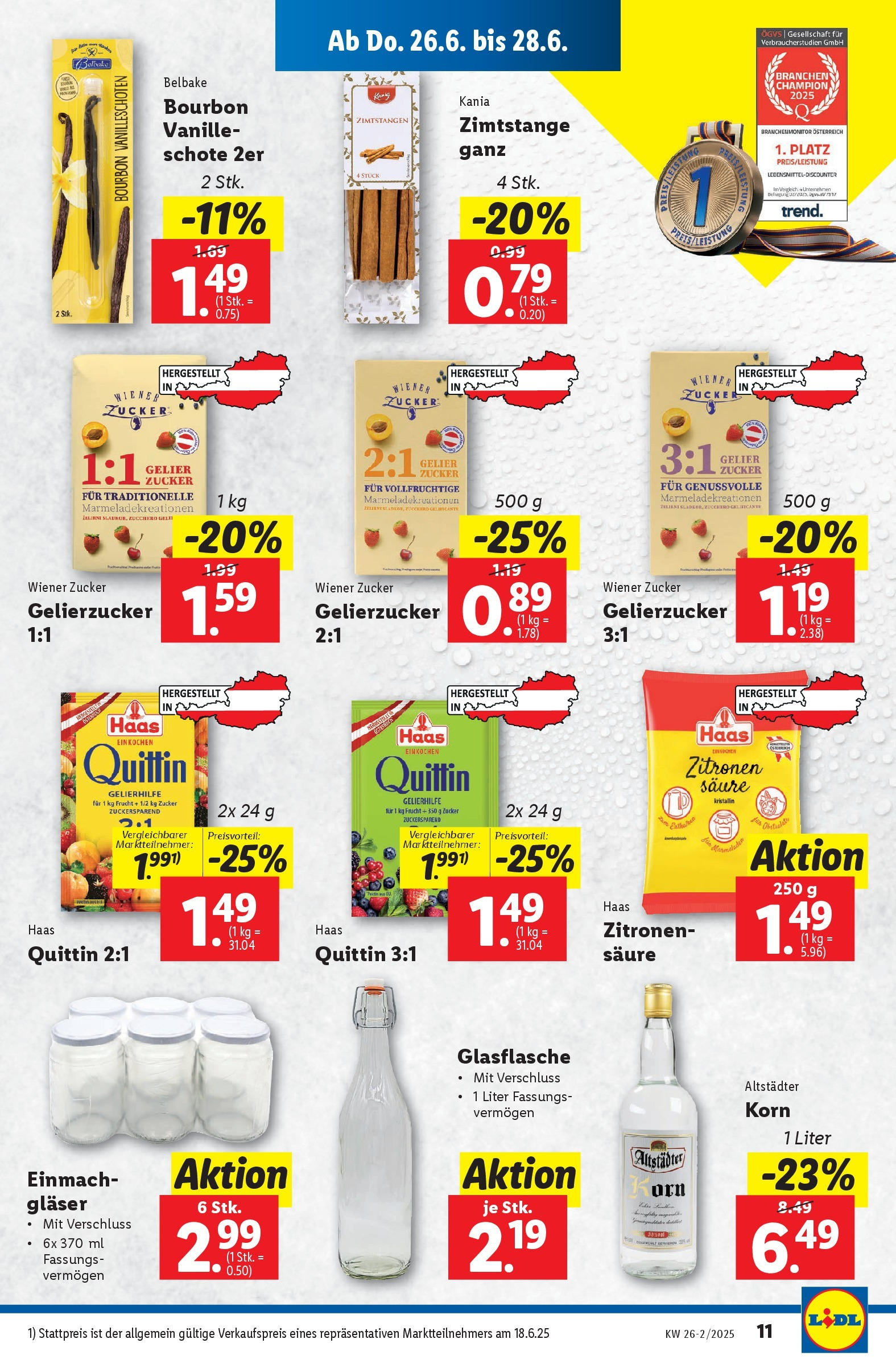 Lidl - Lidl: Flugblatt in deiner Nähe ab 25.06.2025 - Angebote ab donnerstag | Seite: 13 | Produkte: Zucker, Bourbon