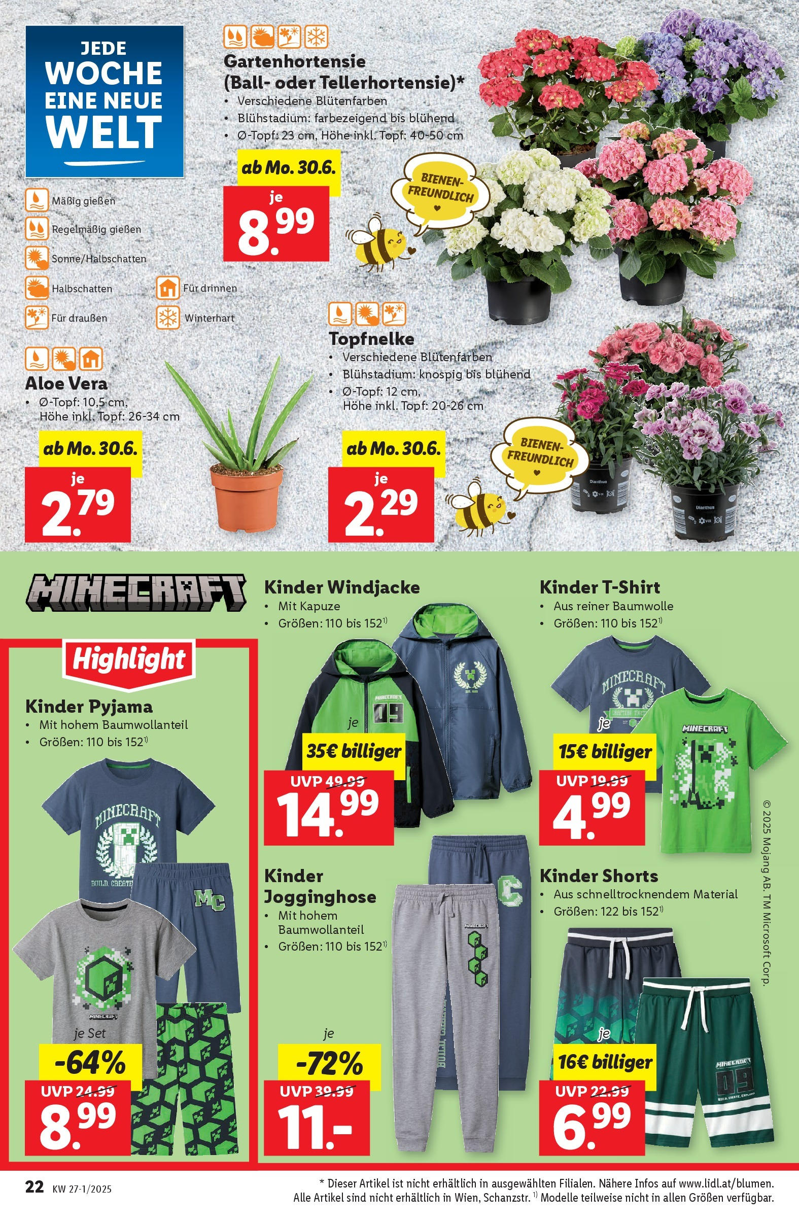Lidl - Lidl: Flugblatt in deiner Nähe ab 25.06.2025 - Angebote ab donnerstag | Seite: 28 | Produkte: Pyjama