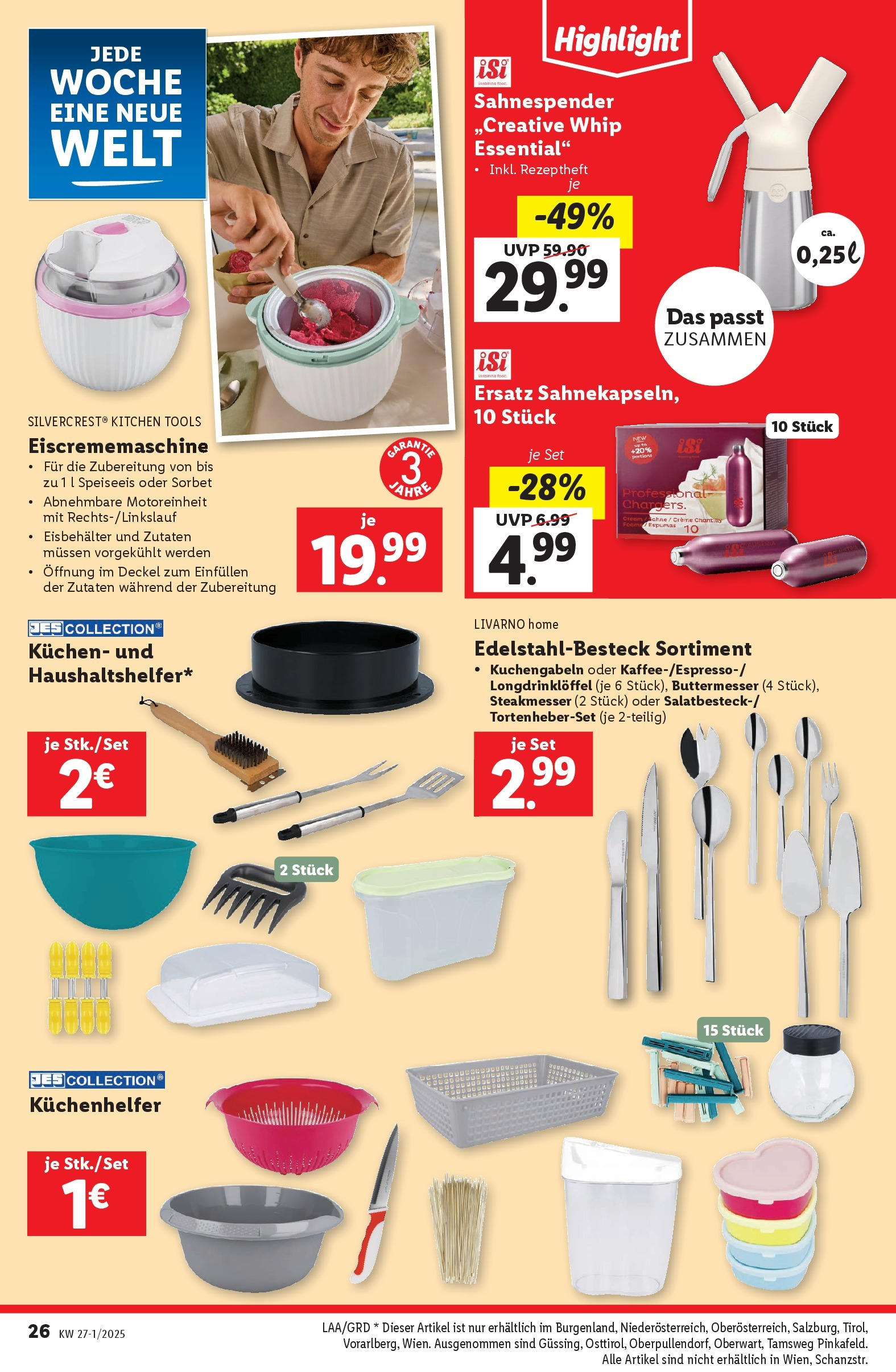 Lidl - Lidl: Flugblatt in deiner Nähe ab 25.06.2025 - Angebote ab donnerstag | Seite: 32 | Produkte: Creme