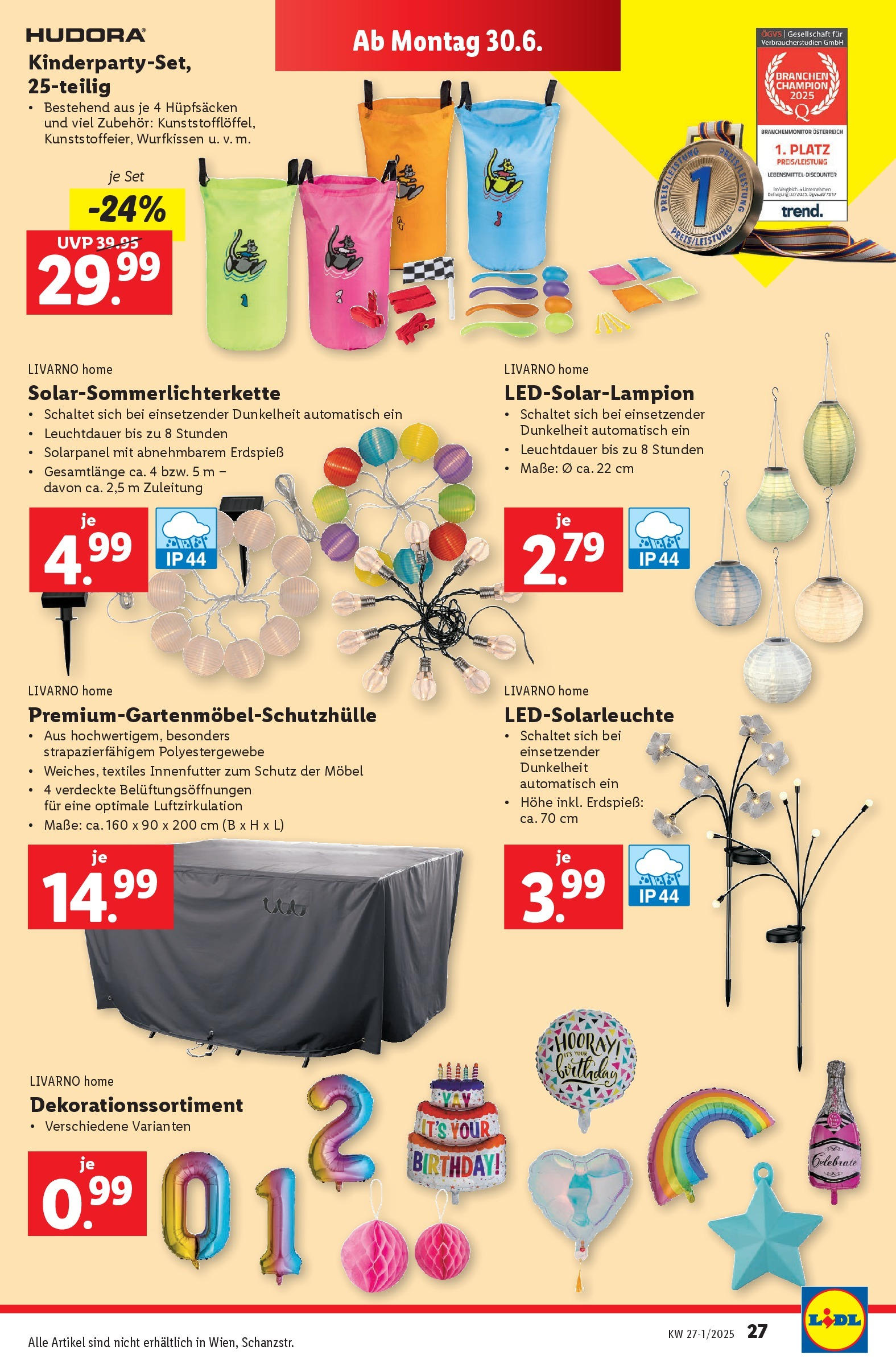 Lidl - Lidl: Flugblatt in deiner Nähe ab 25.06.2025 - Angebote ab donnerstag | Seite: 33