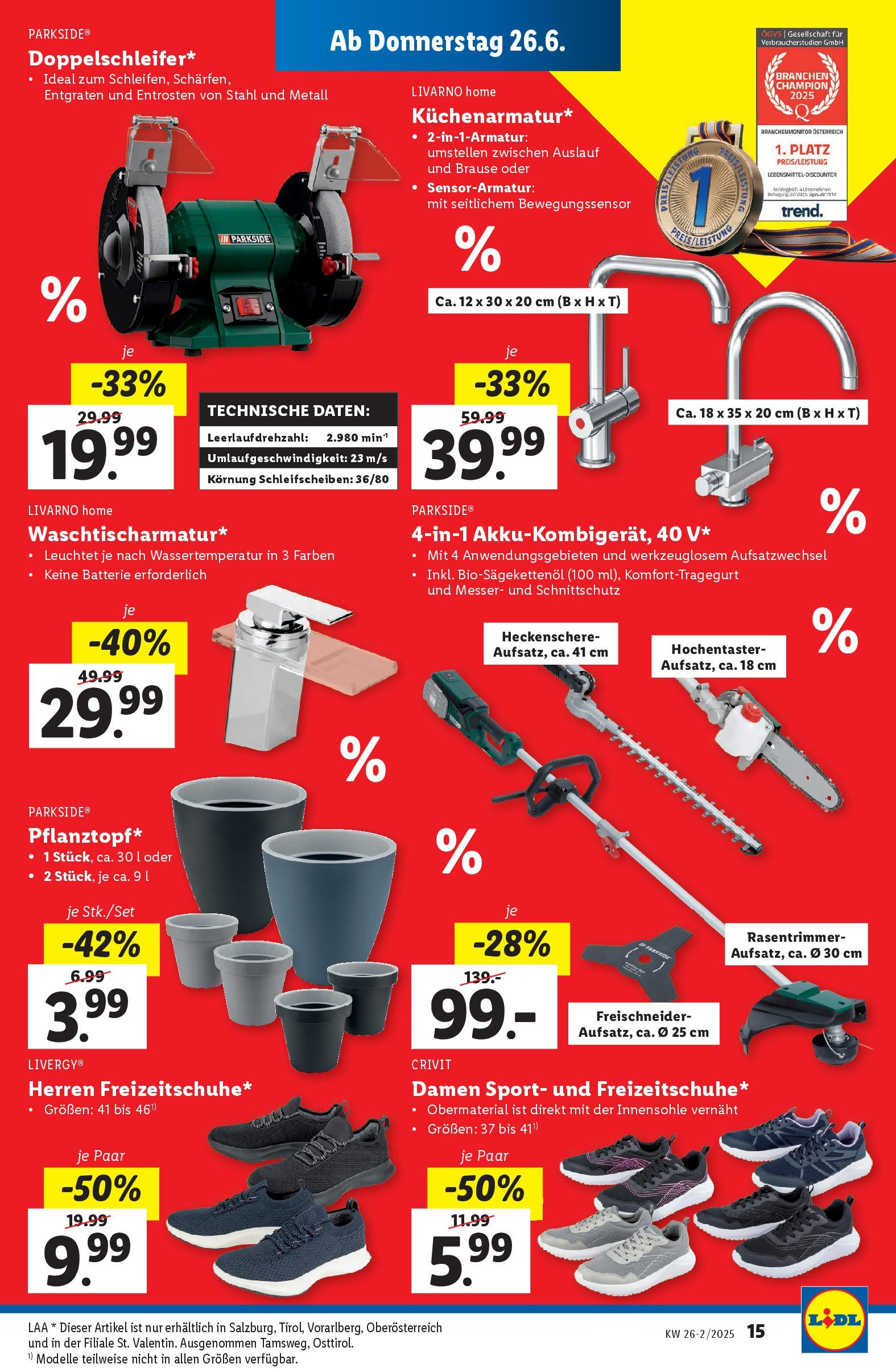 Lidl Flugblatt - Salzburg, Jenbach, Dornbirn ab 25.06.2025 - Angebote ab donnerstag | Seite: 17 | Produkte: Batterie