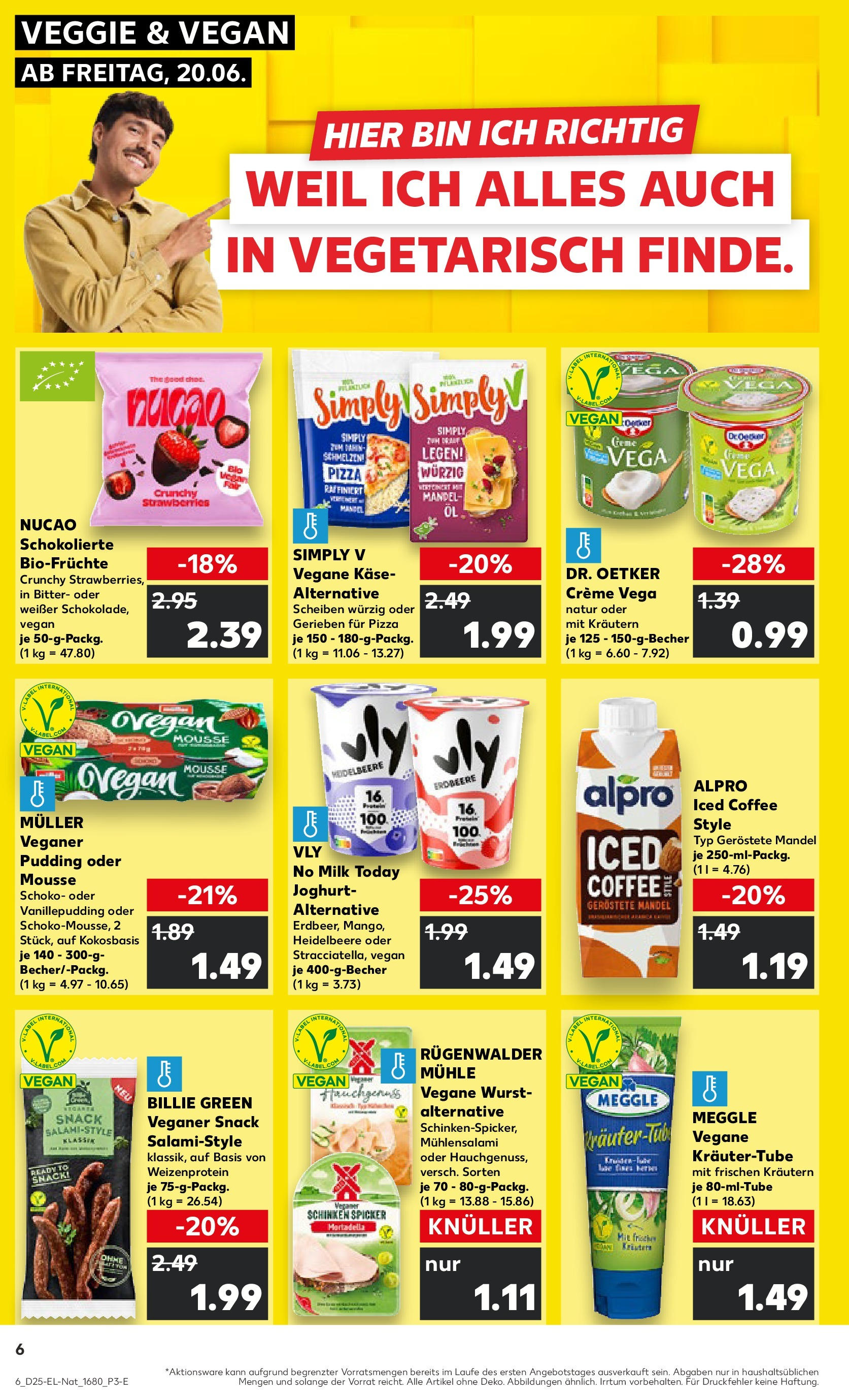 Prospekt Kaufland ab 18.06.2025 » Angebote Online zum Blättern | Seite: 6 | Produkte: Käse, Creme, Wurst, Pizza
