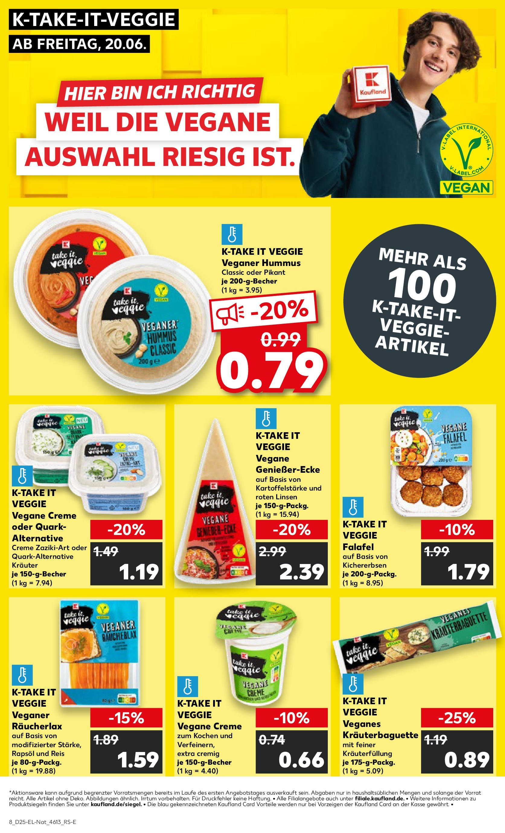 Prospekt Kaufland ab 18.06.2025 » Angebote Online zum Blättern | Seite: 8 | Produkte: Quark, Rapsöl, Creme, Reis