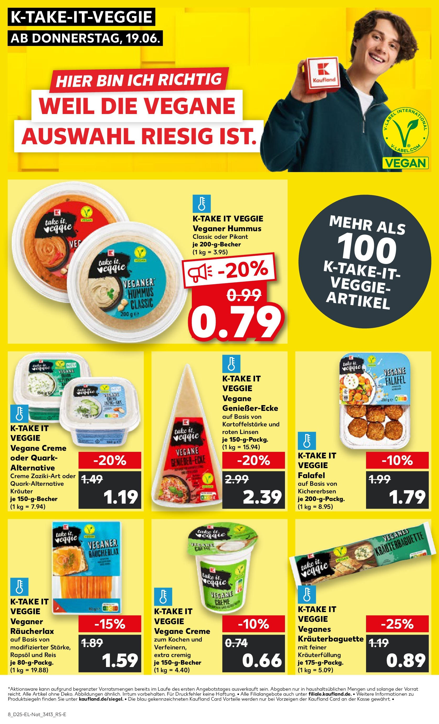 Prospekt Kaufland ab 18.06.2025 » Angebote Online zum Blättern | Seite: 8 | Produkte: Quark, Baguette, Creme, Reis