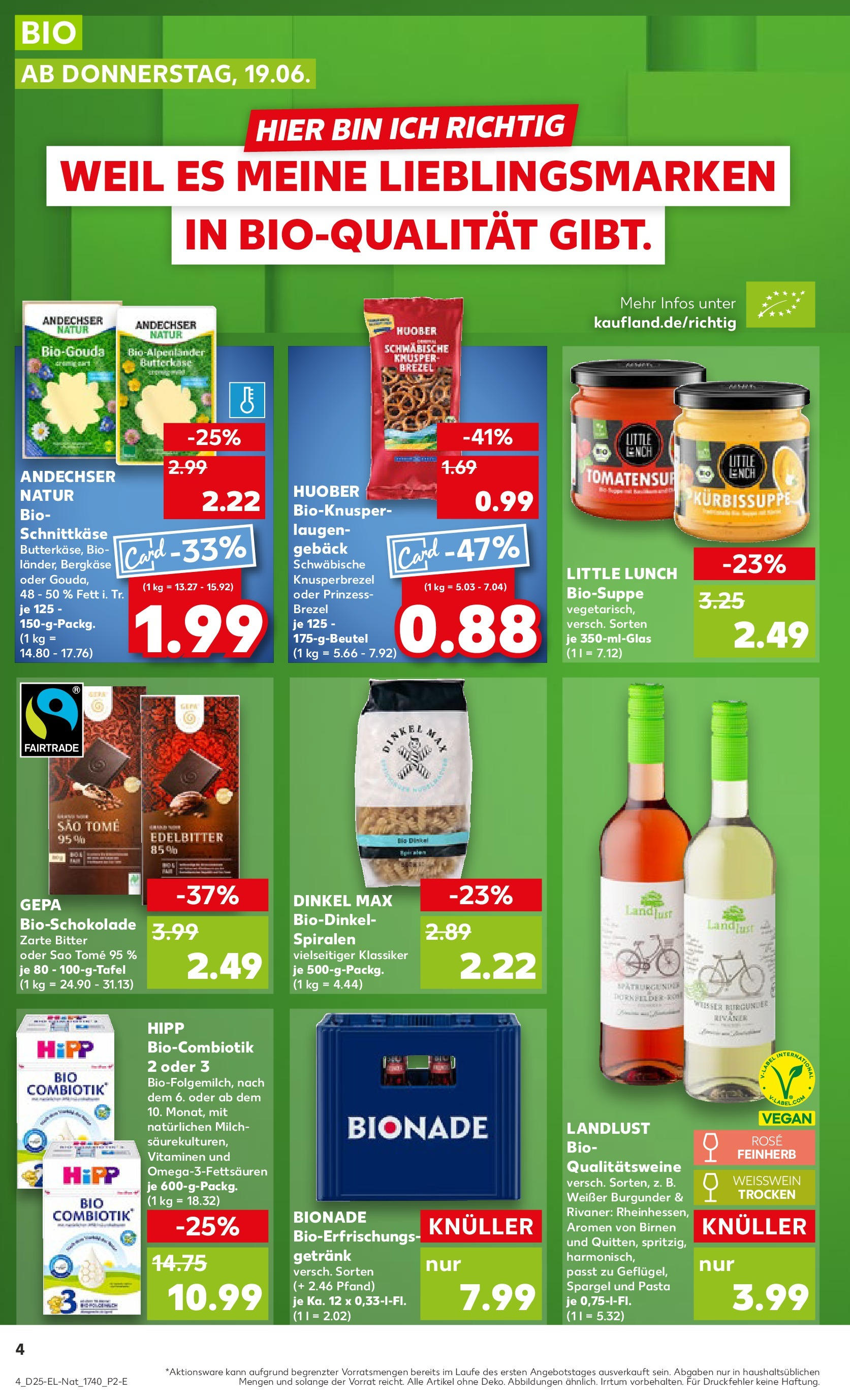 Prospekt Kaufland ab 18.06.2025 » Angebote Online zum Blättern | Seite: 4
