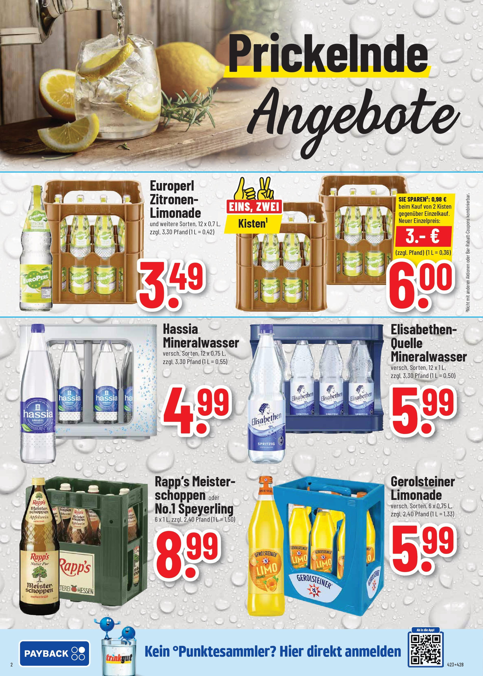Trinkgut prospekt Oberursel	 (ab 22.06.2025) » Angebote online | Seite: 2 | Produkte: Limonade, Mineralwasser, Zitronen, Gerolsteiner