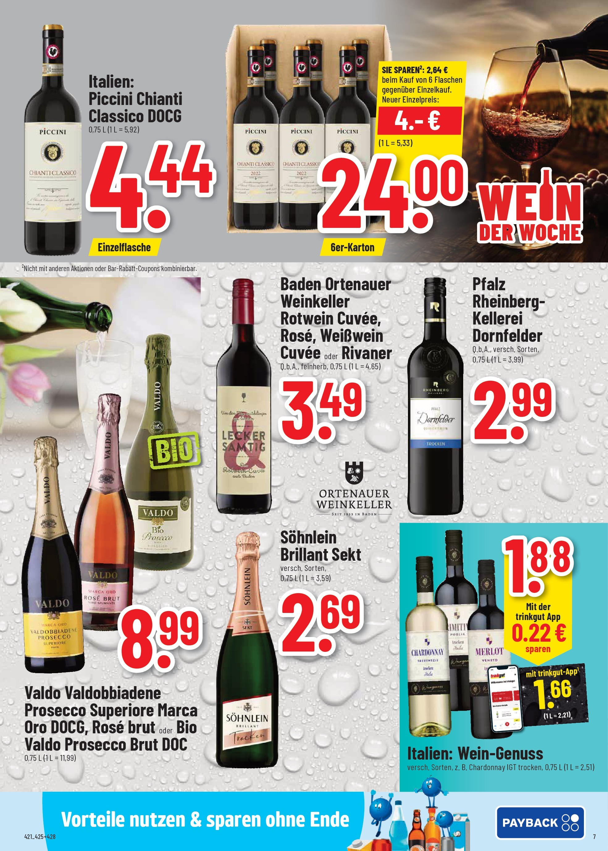 Trinkgut prospekt Oberursel	 (ab 22.06.2025) » Angebote online | Seite: 7 | Produkte: Weißwein, Rotwein, Sekt, Wein