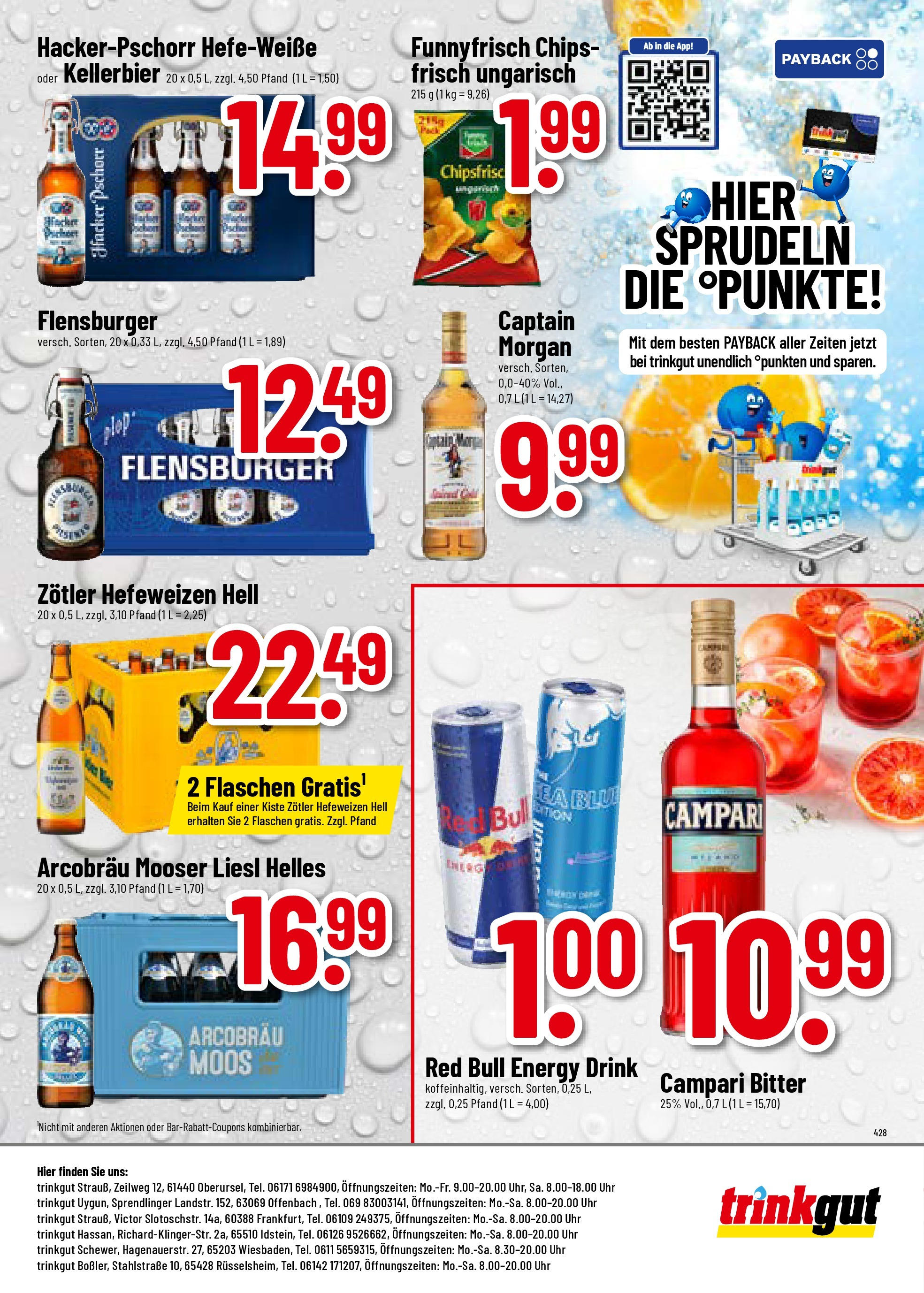 Trinkgut prospekt Oberursel	 (ab 22.06.2025) » Angebote online | Seite: 8 | Produkte: Energy, Campari, Flensburger, Uhr