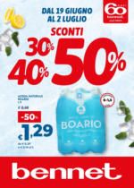 Bennet Sconti 30% 40% 50% - al 02.07.2025
