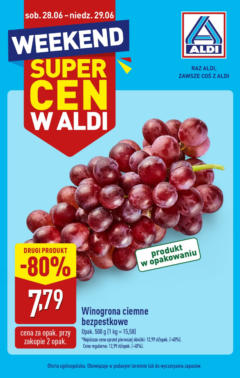 Pogląd oferty "Aldi Gazetka - Promocja weekend" - ważna od 28.06.2025