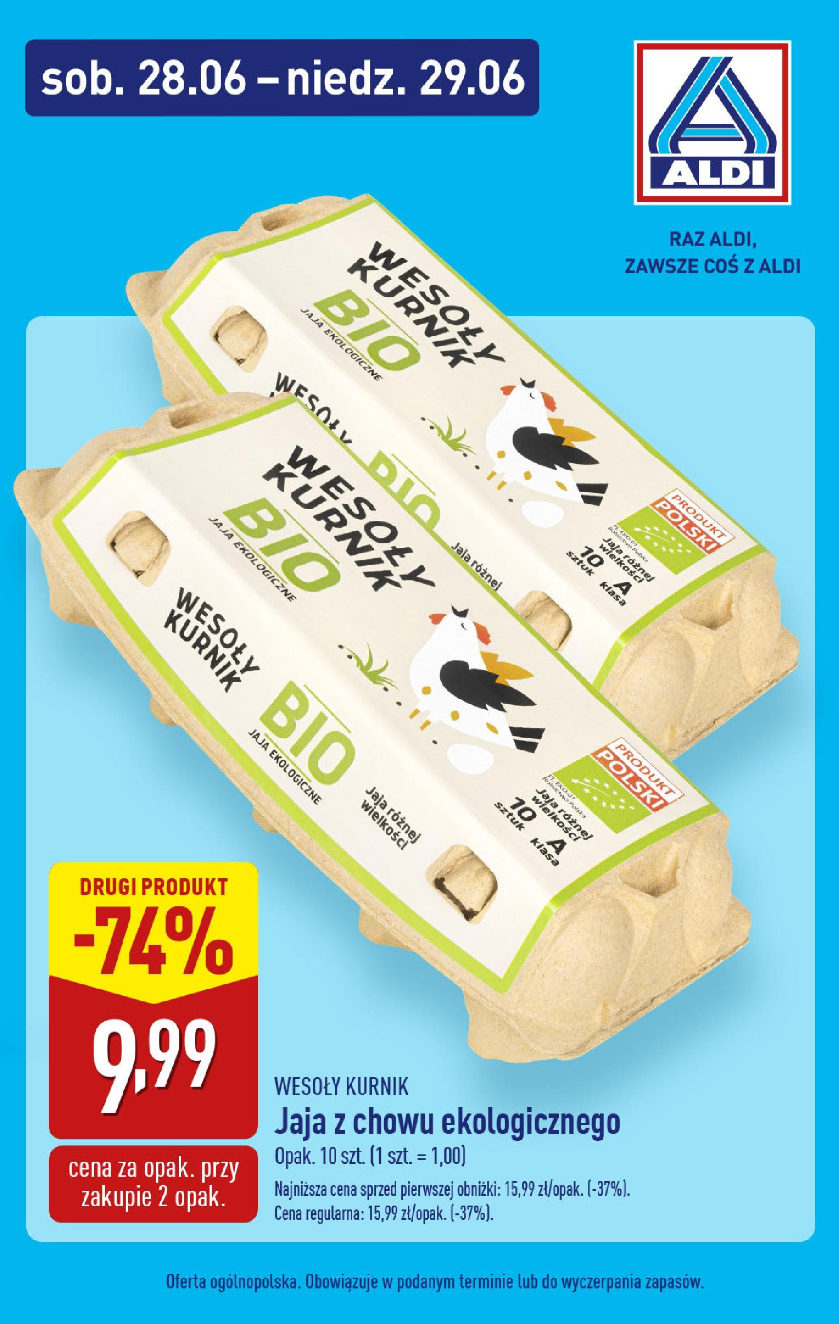 Aldi Gazetka - Promocja weekend od 28.06.2025 - Ulotka PDF, promocje | Strona: 3 | Produkty: Jaja