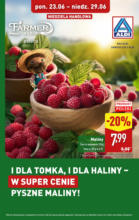 Aldi Maliny i truskawki ważne do 29.06 Aldi – do 29.06.2025