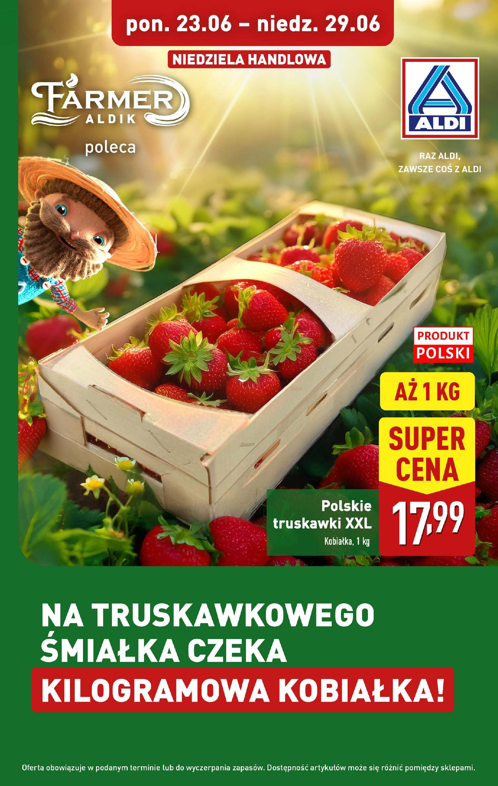 Aldi Gazetka - Promocja maliny i truskawki od 23.06.2025 - Ulotka PDF, promocje | Strona: 2 | Produkty: Truskawki