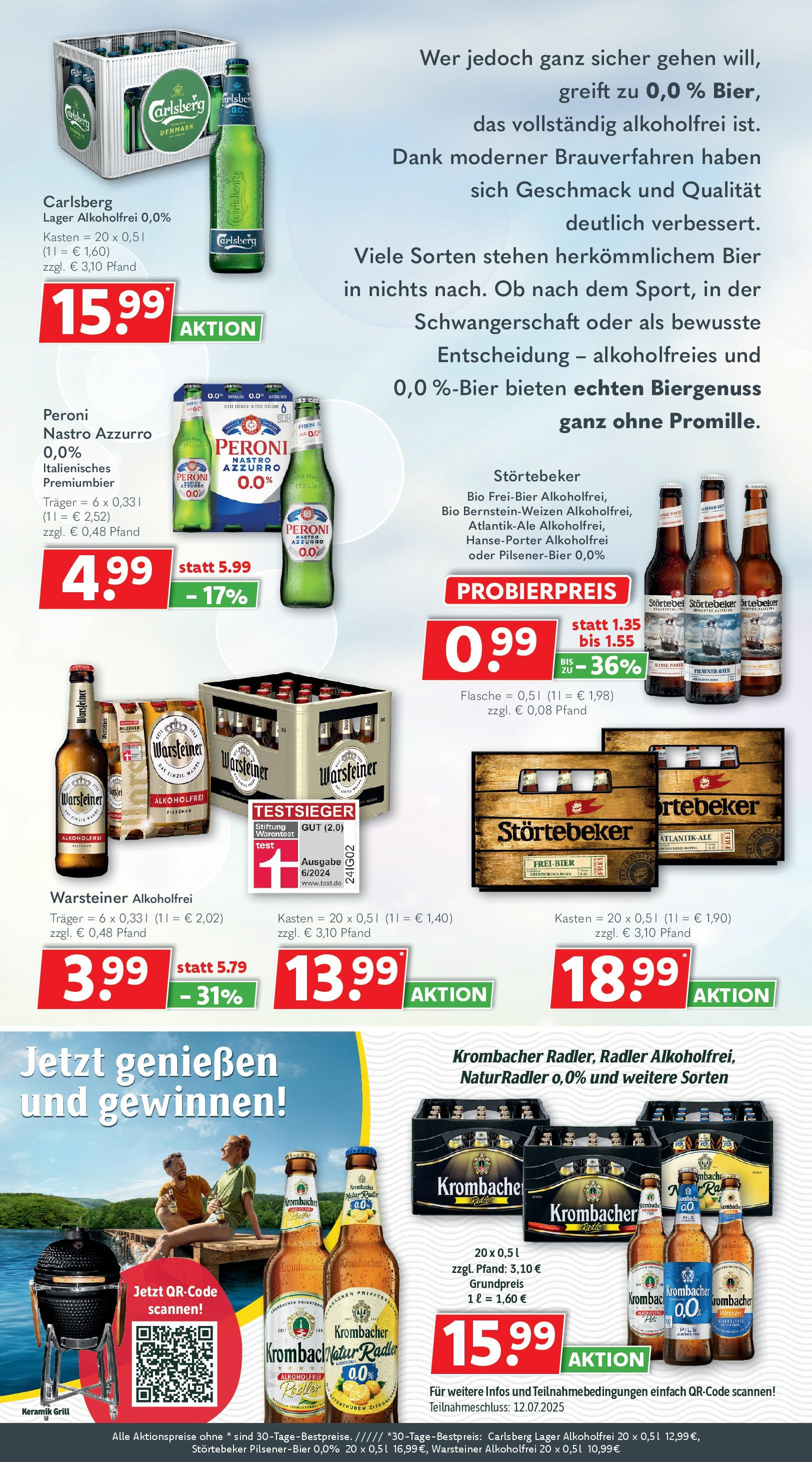 Getränkeland - Getränkeland: Getränkeangebote (ab 22.06.2025) zum Blättern | Seite: 6 | Produkte: Grill, Bier, Pils, Warsteiner