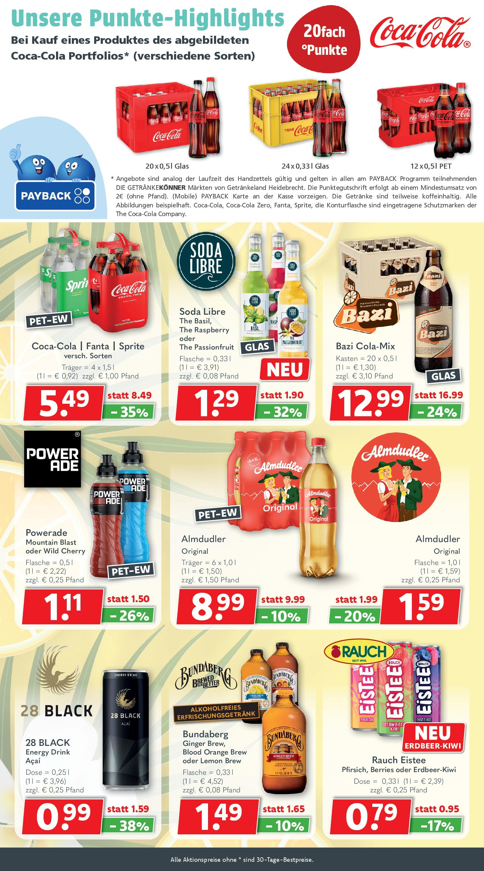 Getränkeland - Getränkeland: Getränkeangebote (ab 22.06.2025) zum Blättern | Seite: 7 | Produkte: Fanta, Sprite, Energy, Powerade