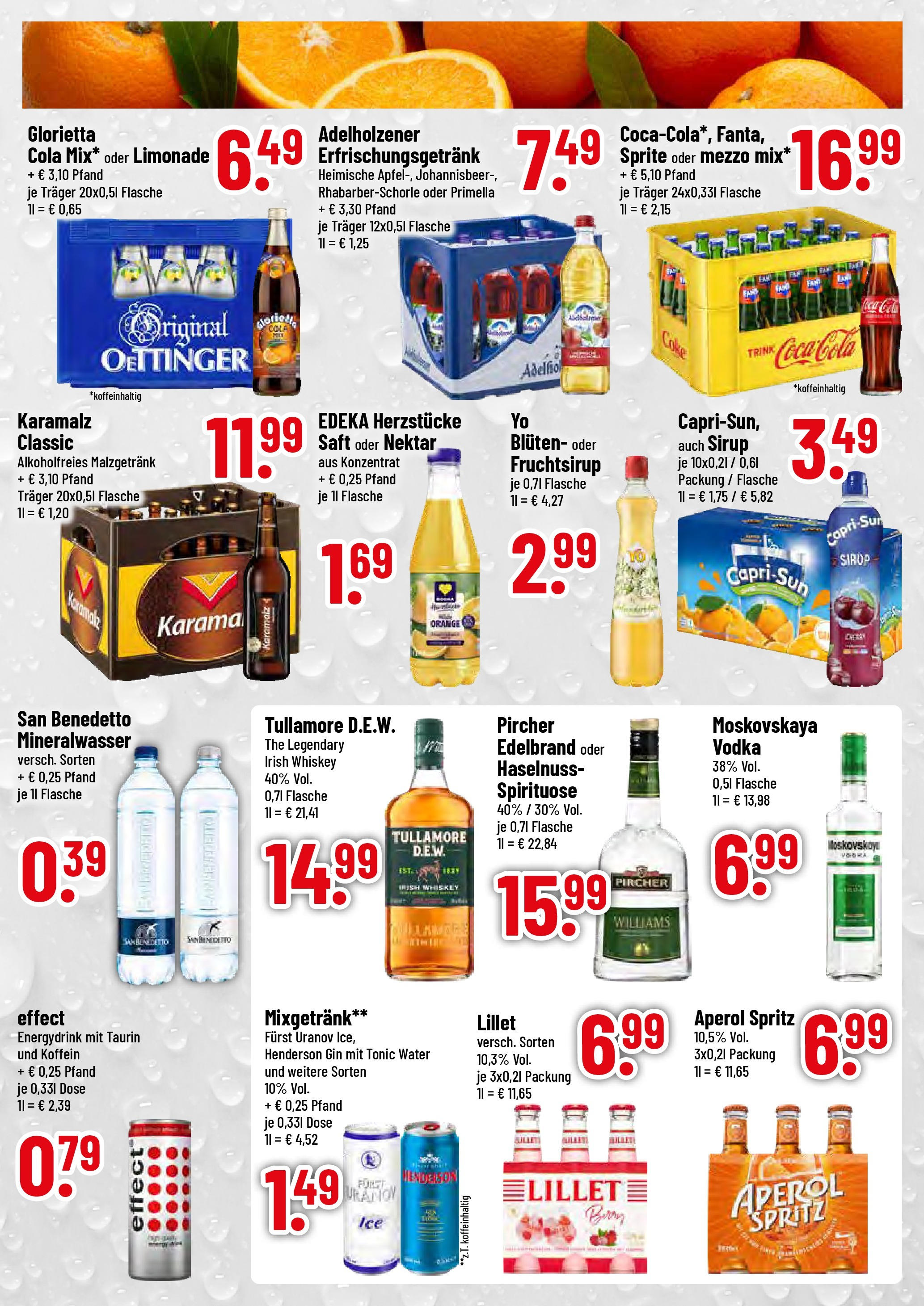 Trinkgut prospekt Prien am Chiemsee	 (ab 22.06.2025) » Angebote online | Seite: 3 | Produkte: Sprite, Adelholzener, Saft, Whiskey
