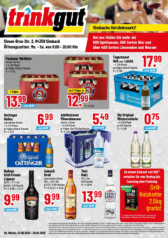 Trinkgut prospekt Simbach/Inn	 gültig ab dem 22.06.2025