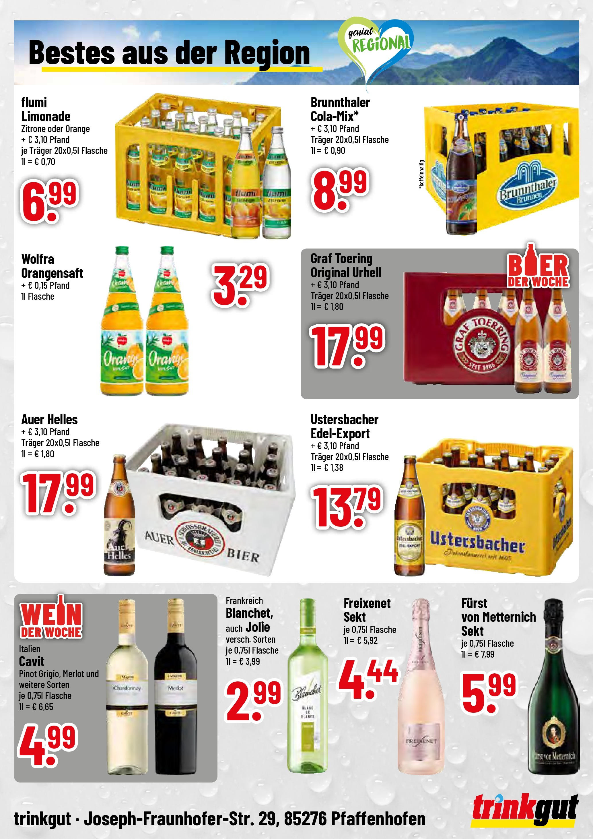 Trinkgut prospekt Pfaffenhofen/Ilm	 (ab 22.06.2025) » Angebote online | Seite: 4 | Produkte: Bier, Merlot, Zitrone, Wein