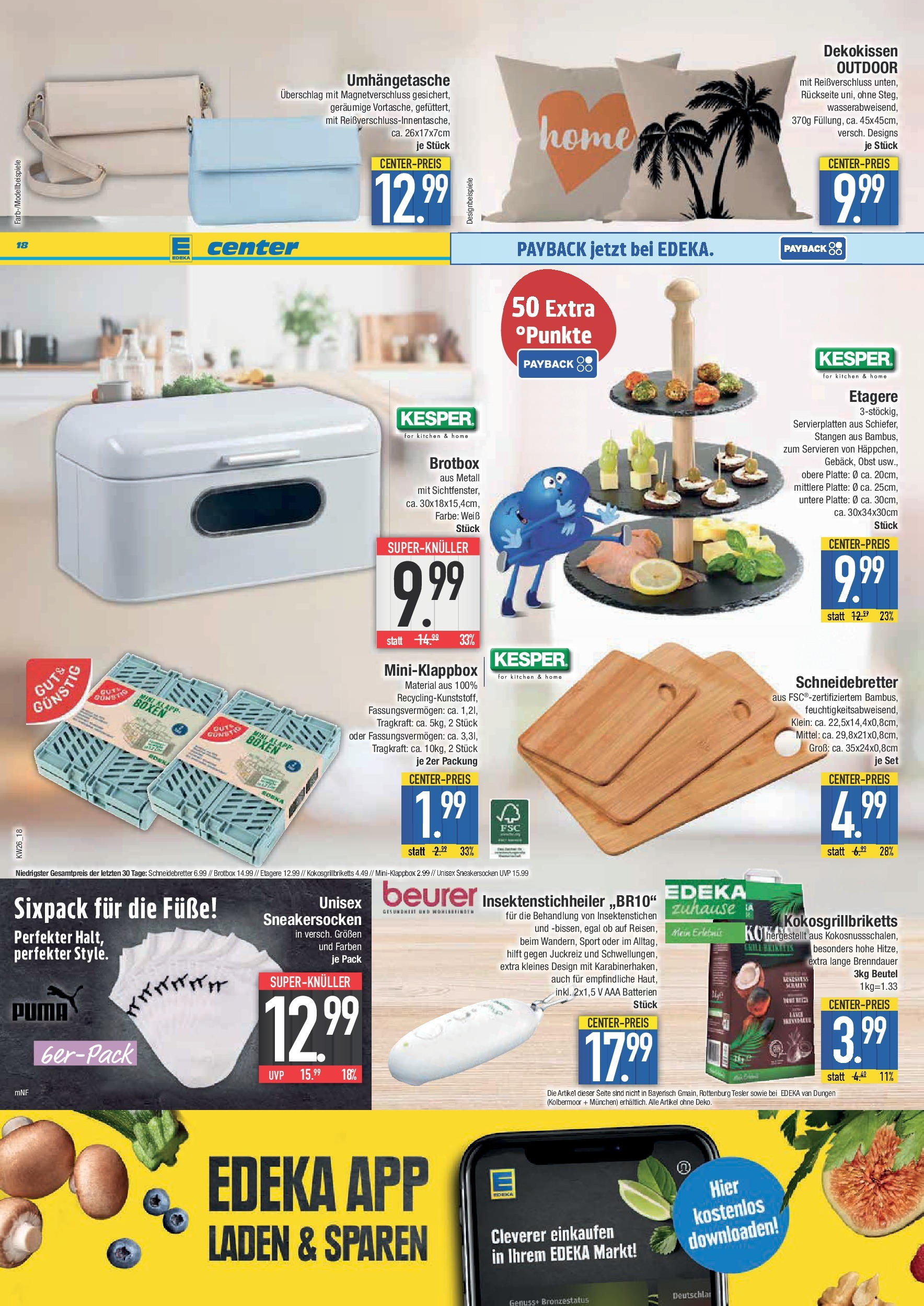 Edeka prospekt Bad Reichenhall	 (ab 22.06.2025) » Angebote Online | Seite: 18 | Produkte: Batterien, Box, Obst
