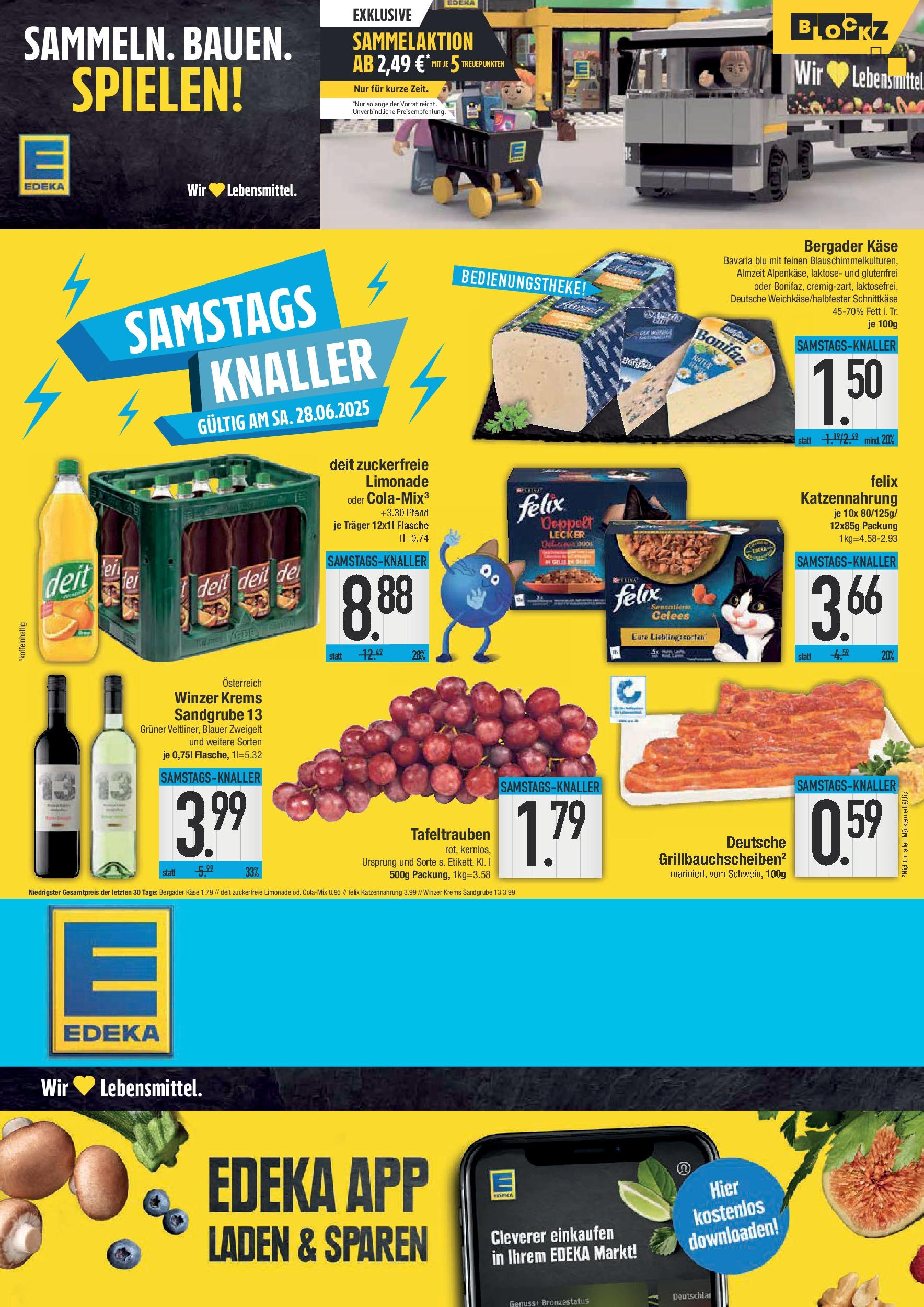 Edeka prospekt Bad Reichenhall	 (ab 22.06.2025) » Angebote Online | Seite: 20 | Produkte: Käse, Limonade, Zucker