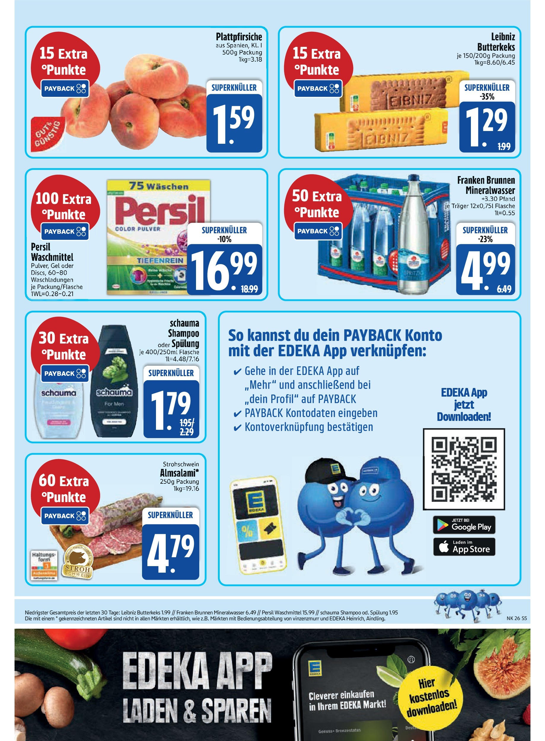 Edeka prospekt Trostberg	 (ab 22.06.2025) » Angebote Online | Seite: 5 | Produkte: Schauma shampoo, Spülung, Mineralwasser, Waschmittel