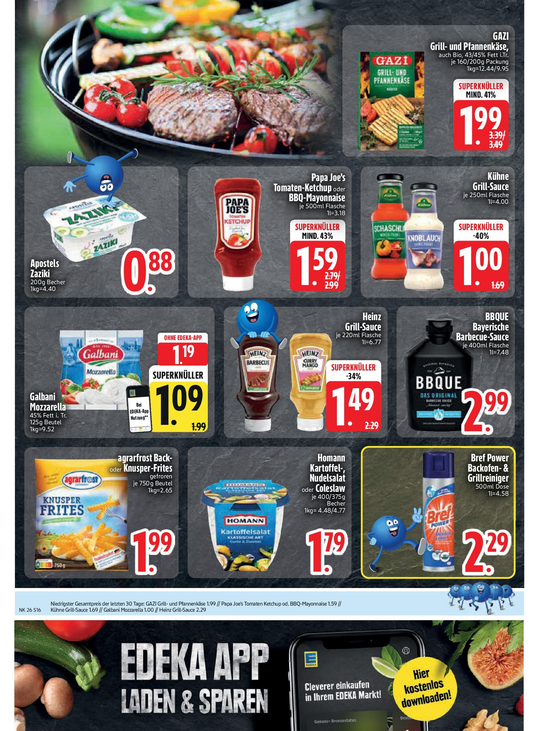 Edeka prospekt Trostberg	 (ab 22.06.2025) » Angebote Online | Seite: 16 | Produkte: Grill, Tomaten, Backofen, Ketchup