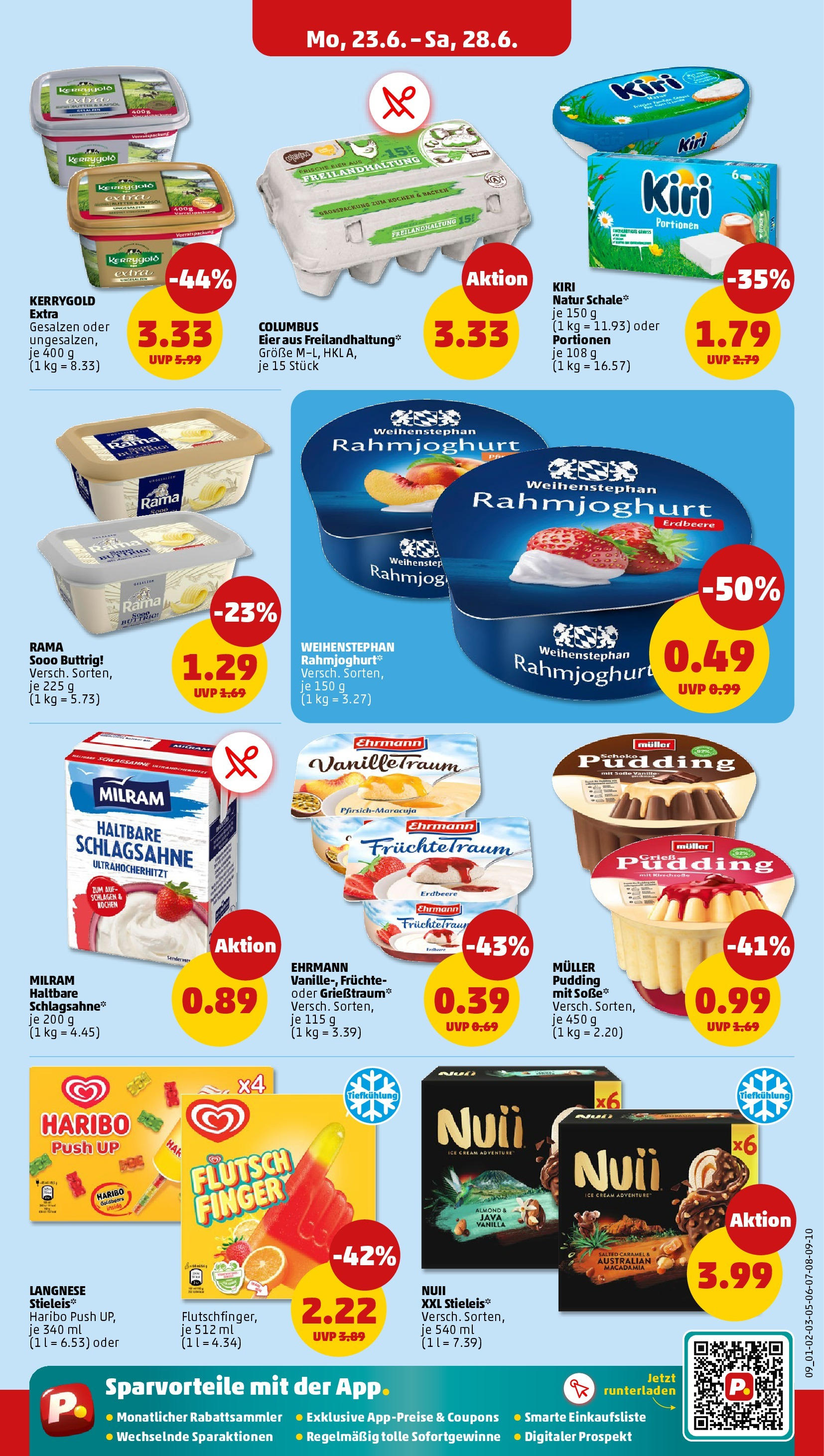 Penny Prospekt ab 22.06.2025 » Angebote Online | Seite: 9 | Produkte: Haribo, Schlagsahne, Eier, Pudding