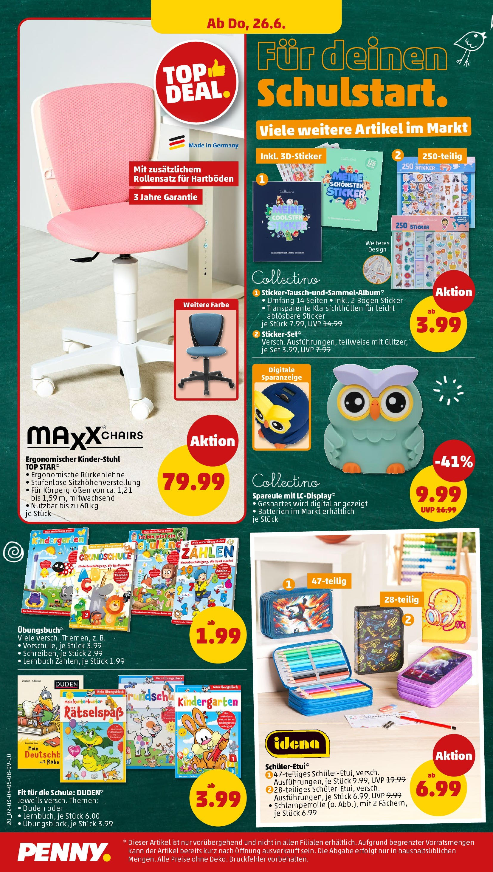 Penny Prospekt ab 22.06.2025 » Angebote Online | Seite: 20 | Produkte: Top, Batterien