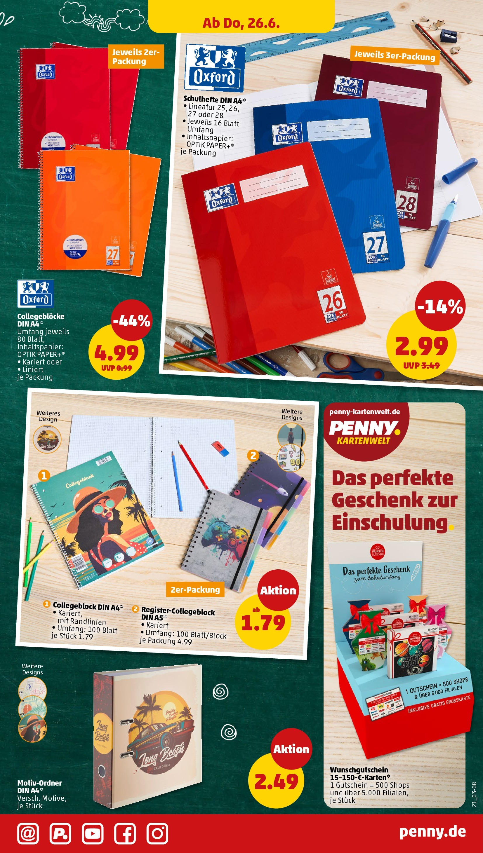 Penny Prospekt ab 22.06.2025 » Angebote Online | Seite: 21 | Produkte: Notebook