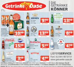 Getränke Oase: Getränkeangebote