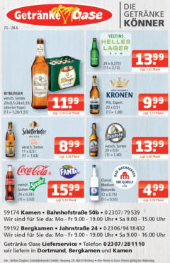 Entdecke - Getränke Oase: Getränkeangebote gültig ab dem 22.06.2025